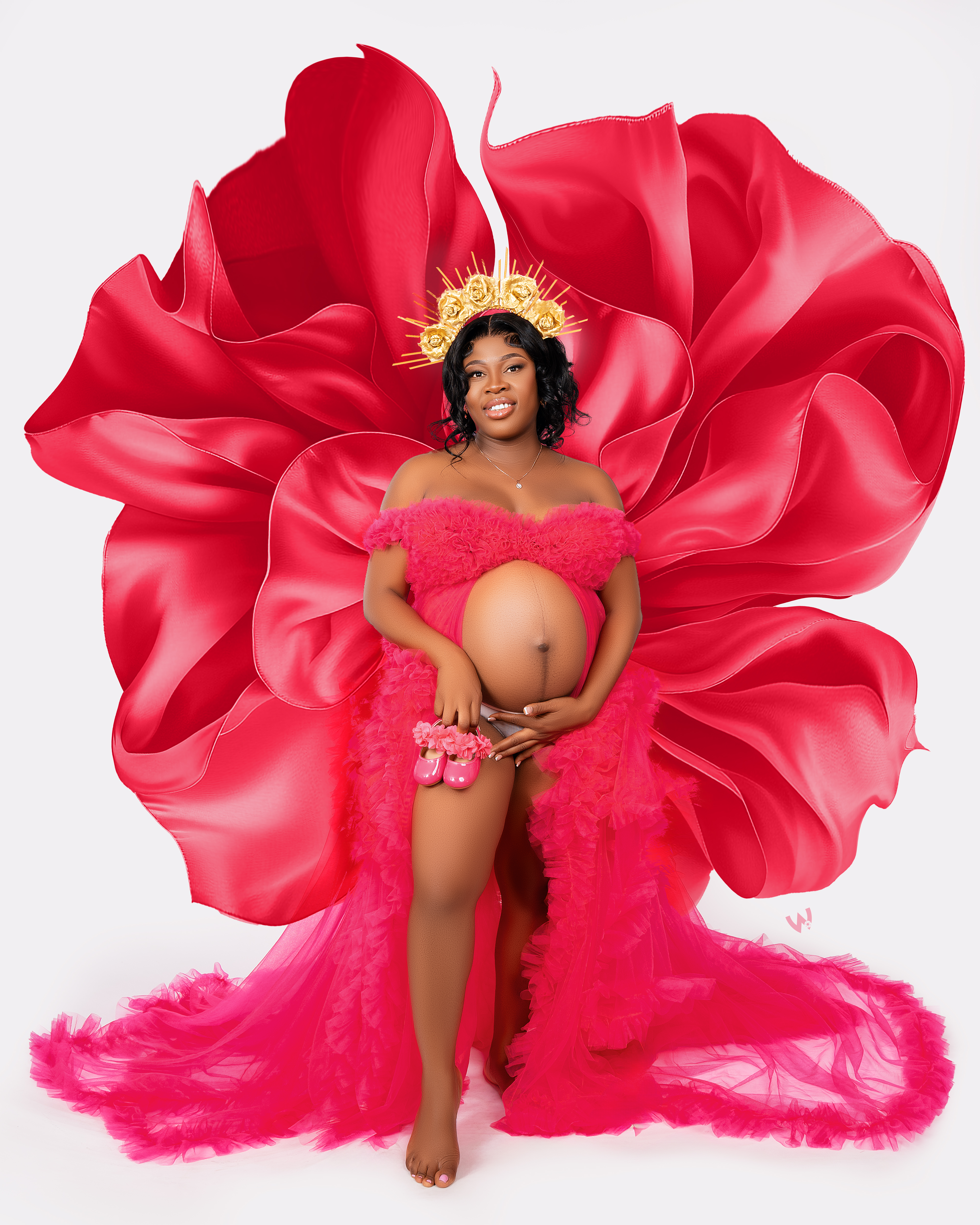 Studio birthday portrait